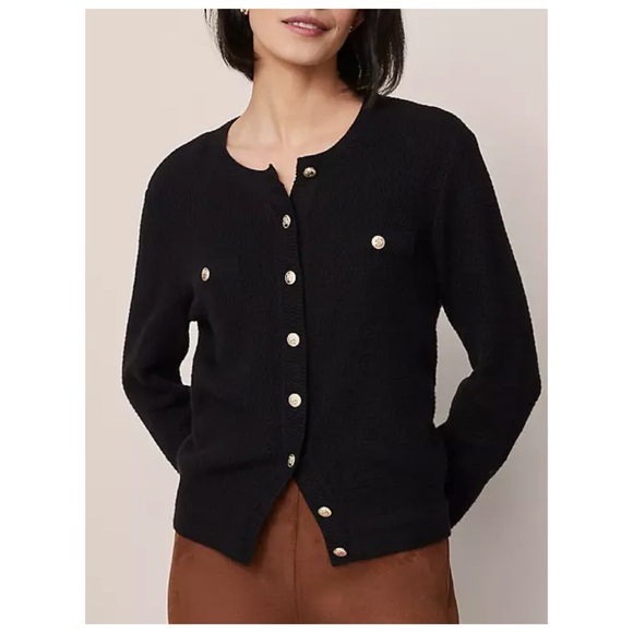 Ann Taylor • Black Cardigan • Size Medium - Picture 1 of 4